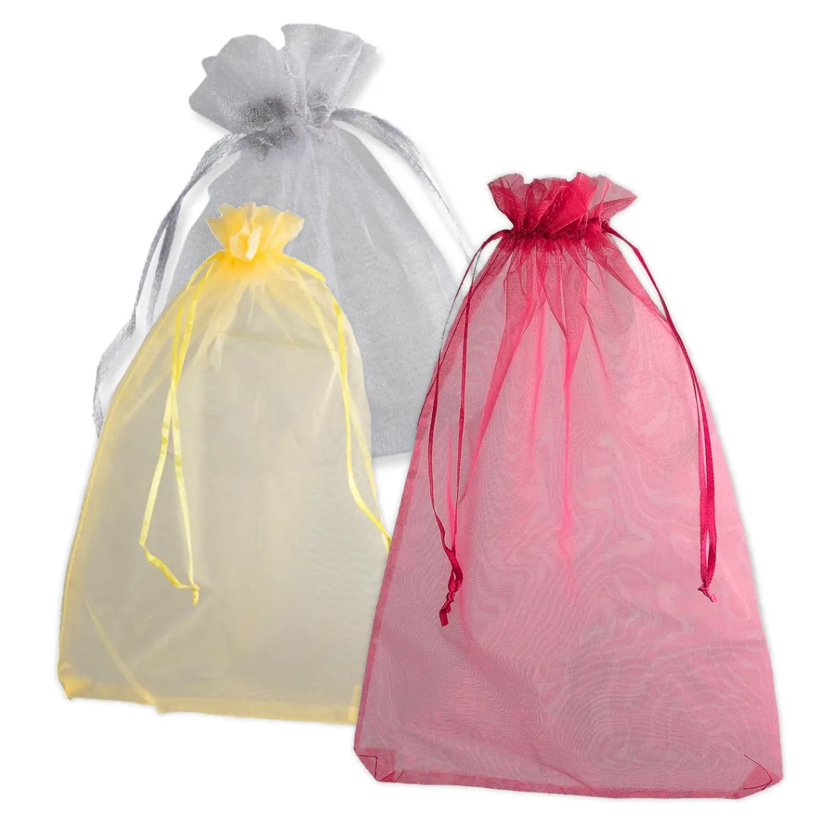 Drawstring Organza Bags | Protective Packaging Drawstring Organza Bags — Protective Packaging wholesale from Packaging Panda